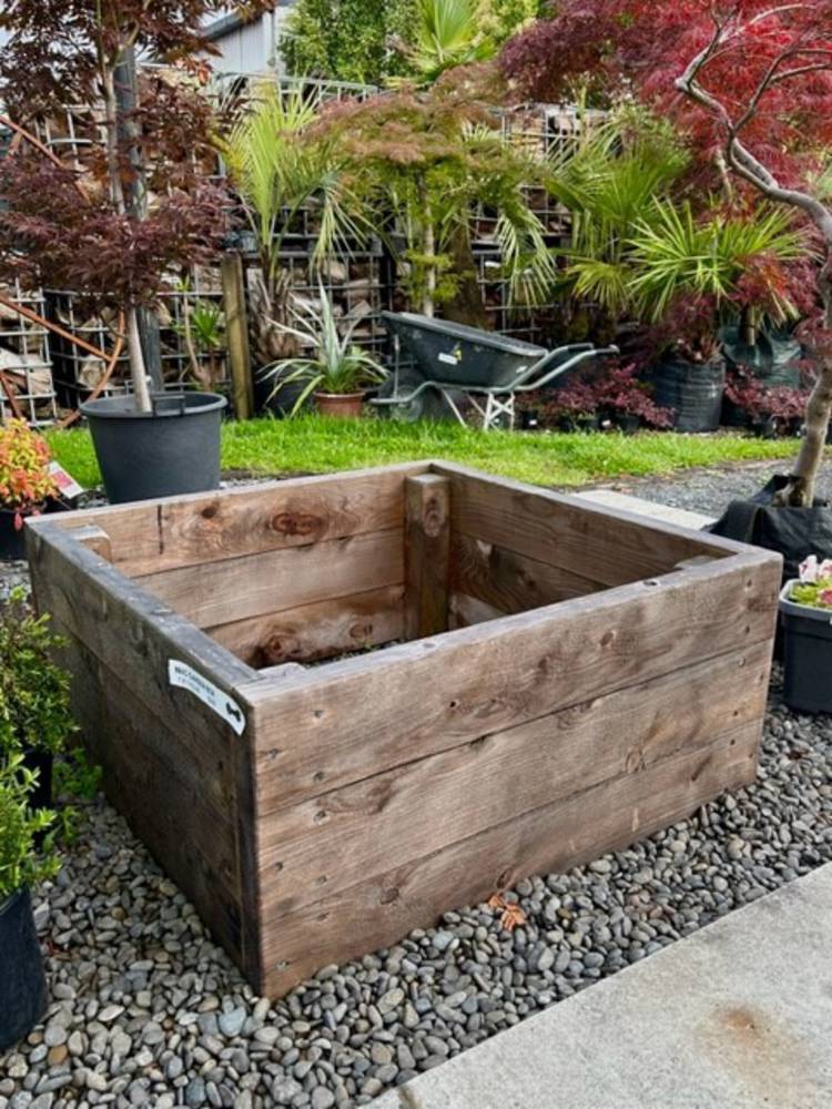 Macrocarpa Garden Box 1m x 1m x .45m